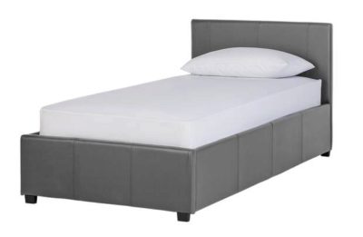 Hygena Lavendon Single Ottoman Bed Frame - Grey